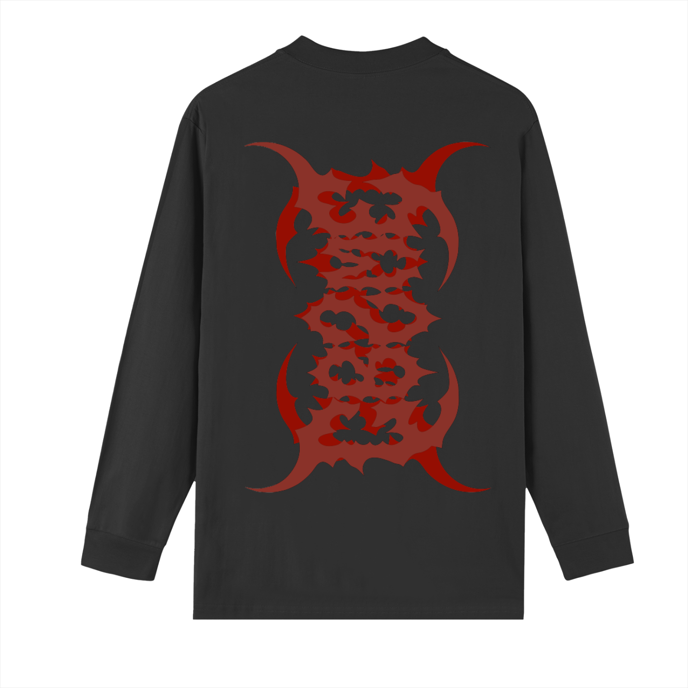 Crew Neck Drop Shoulder Long Sleeve Shirt