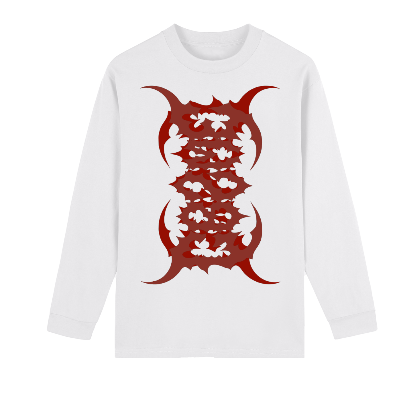 Crew Neck Drop Shoulder Long Sleeve Shirt