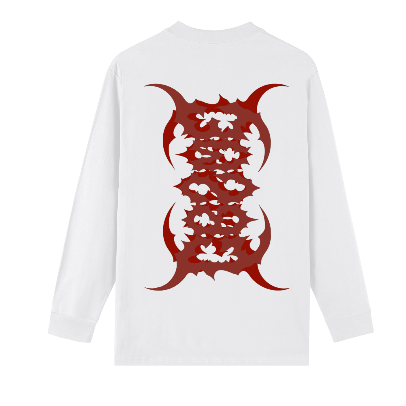 Crew Neck Drop Shoulder Long Sleeve Shirt