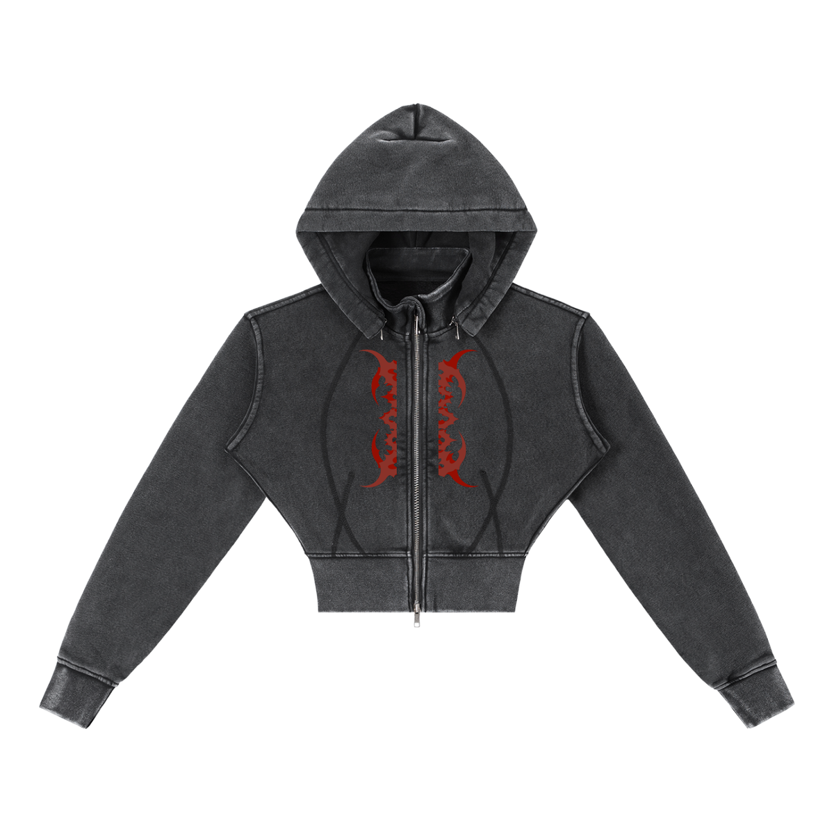COME BACK TO ME - FEMME OBSIDIAN HOODED UPPER GARMENT